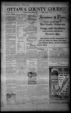 Ottawa County Courier (Wyandotte, Okla.), Vol. 5, No. 2, Ed. 1 Friday, August 25, 1911