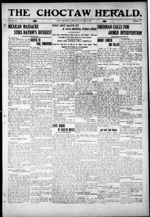 The Choctaw Herald. (Hugo, Okla.), Vol. 10, No. 21, Ed. 1 Thursday, January 13, 1916