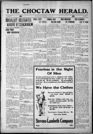 The Choctaw Herald. (Hugo, Okla.), Vol. 11, No. 21, Ed. 1 Thursday, May 24, 1917