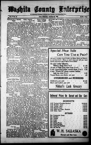 Washita County Enterprise (Corn, Okla.), Vol. 5, No. 31, Ed. 1 Thursday, October 25, 1923