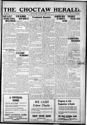 The Choctaw Herald. (Hugo, Okla.), Vol. 12, No. 26, Ed. 1 Thursday, October 2, 1919