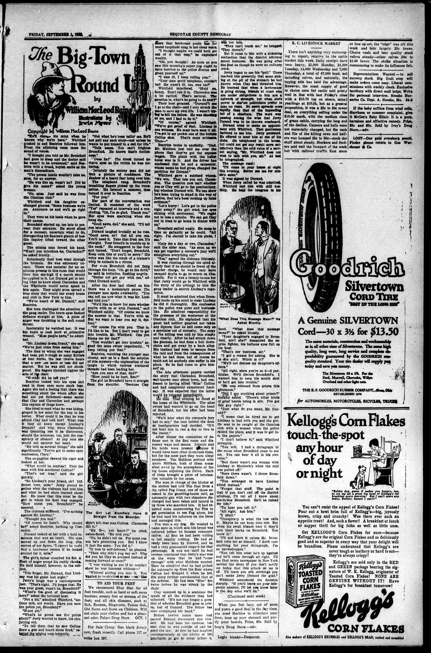 Sequoyah County Democrat (Sallisaw, Okla.), Vol. 17, No. 35, Ed. 1 Friday, September 1, 1922
                                                
                                                    [Sequence #]: 3 of 6
                                                