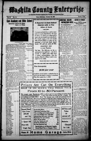 Washita County Enterprise (Corn, Okla.), Vol. 4, No. 31, Ed. 1 Thursday, October 26, 1922