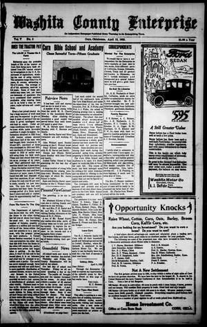 Washita County Enterprise (Corn, Okla.), Vol. 5, No. 3, Ed. 1 Thursday, April 12, 1923