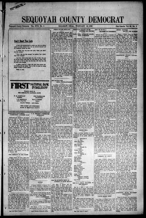 Sequoyah County Democrat (Sallisaw, Okla.), Vol. 17, No. 6, Ed. 1 Friday, February 10, 1922