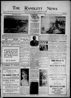 The Randlett News (Randlett, Okla.), Vol. 2, No. 44, Ed. 1 Friday, January 14, 1921
