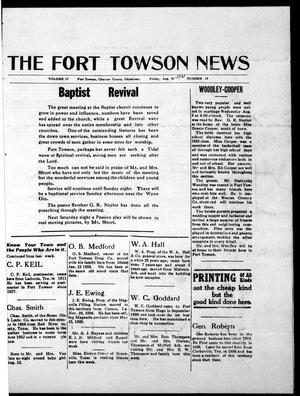 The Fort Towson News (Fort Towson, Okla.), Vol. 17, No. 19, Ed. 1 Friday, August 18, 1933
