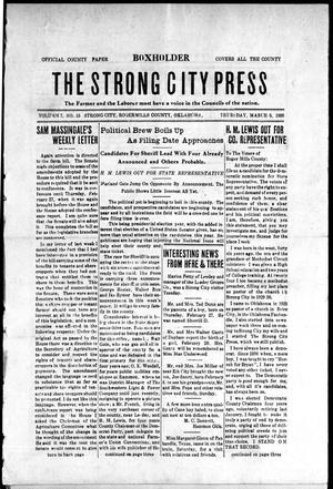 The Strong City Press (Strong City, Okla.), Vol. 7, No. 15, Ed. 1 Thursday, March 5, 1936