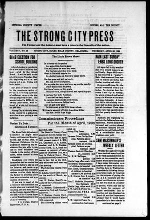 The Strong City Press (Strong City, Okla.), Vol. 7, No. 23, Ed. 1 Thursday, April 30, 1936