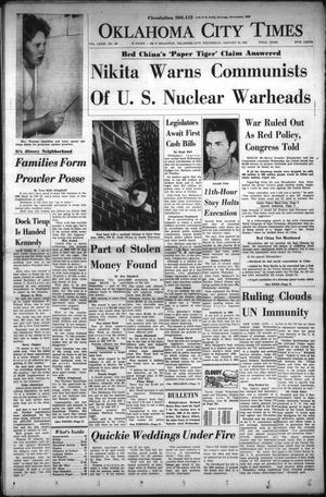 Oklahoma City Times (Oklahoma City, Okla.), Vol. 73, No. 287, Ed. 1 Wednesday, January 16, 1963