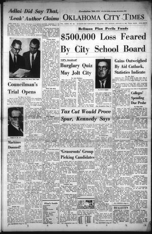Oklahoma City Times (Oklahoma City, Okla.), Vol. 73, No. 291, Ed. 1 Monday, January 21, 1963