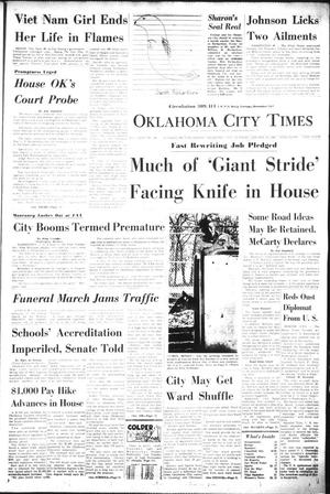 Primary view of object titled 'Oklahoma City Times (Oklahoma City, Okla.), Vol. 75, No. 296, Ed. 1 Tuesday, January 26, 1965'.