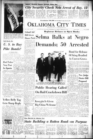 Primary view of Oklahoma City Times (Oklahoma City, Okla.), Vol. 75, No. 305, Ed. 1 Friday, February 5, 1965