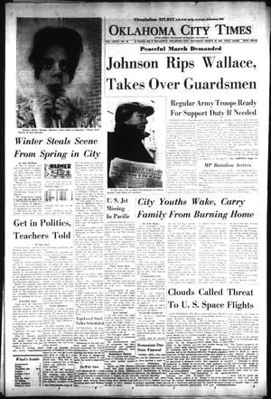 Primary view of object titled 'Oklahoma City Times (Oklahoma City, Okla.), Vol. 76, No. 28, Ed. 1 Saturday, March 20, 1965'.