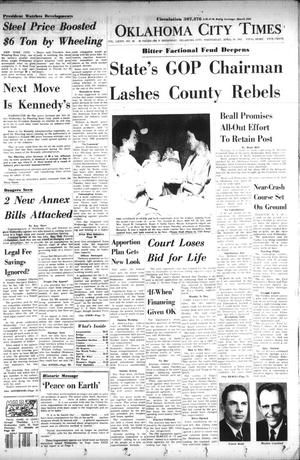 Oklahoma City Times (Oklahoma City, Okla.), Vol. 74, No. 46, Ed. 1 Wednesday, April 10, 1963