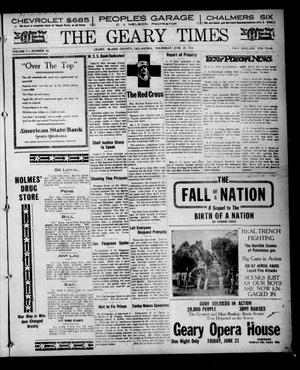 The Geary Times (Geary, Okla.), Vol. 5, No. 31, Ed. 1 Thursday, June 20, 1918