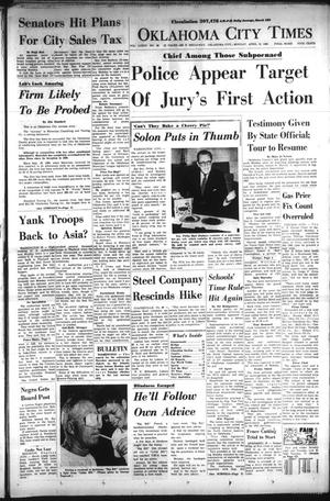 Oklahoma City Times (Oklahoma City, Okla.), Vol. 74, No. 56, Ed. 1 Monday, April 22, 1963