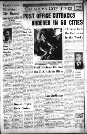 Oklahoma City Times (Oklahoma City, Okla.), Vol. 74, No. 57, Ed. 3 Tuesday, April 23, 1963