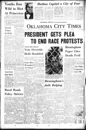 Primary view of object titled 'Oklahoma City Times (Oklahoma City, Okla.), Vol. 74, No. 69, Ed. 3 Tuesday, May 7, 1963'.
