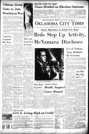 Primary view of object titled 'Oklahoma City Times (Oklahoma City, Okla.), Vol. 76, No. 59, Ed. 1 Monday, April 26, 1965'.