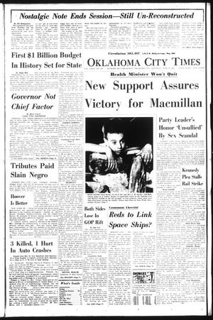 Primary view of object titled 'Oklahoma City Times (Oklahoma City, Okla.), Vol. 74, No. 103, Ed. 3 Saturday, June 15, 1963'.