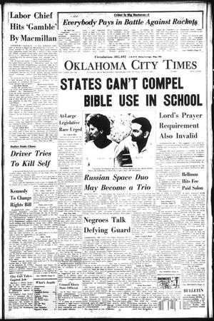 Oklahoma City Times (Oklahoma City, Okla.), Vol. 74, No. 104, Ed. 2 Monday, June 17, 1963