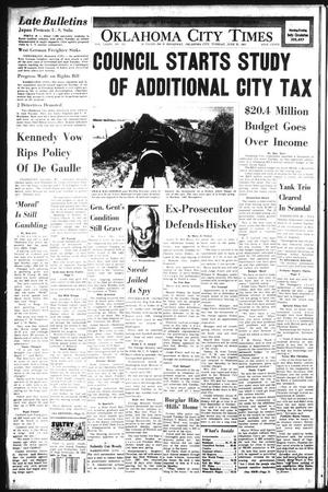 Oklahoma City Times (Oklahoma City, Okla.), Vol. 74, No. 111, Ed. 3 Tuesday, June 25, 1963