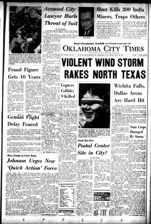 Primary view of object titled 'Oklahoma City Times (Oklahoma City, Okla.), Vol. 76, No. 87, Ed. 2 Friday, May 28, 1965'.