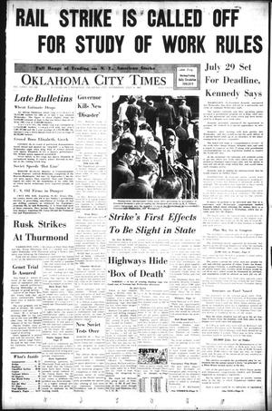 Primary view of object titled 'Oklahoma City Times (Oklahoma City, Okla.), Vol. 74, No. 124, Ed. 3 Wednesday, July 10, 1963'.