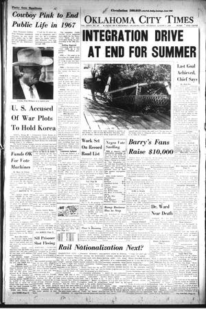 Primary view of object titled 'Oklahoma City Times (Oklahoma City, Okla.), Vol. 64, No. 143, Ed. 2 Thursday, August 1, 1963'.