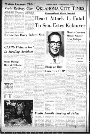 Oklahoma City Times (Oklahoma City, Okla.), Vol. 64, No. 151, Ed. 3 Saturday, August 10, 1963