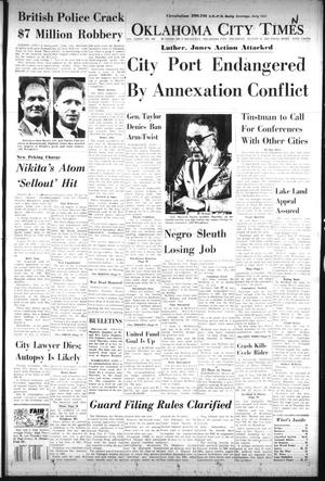 Primary view of object titled 'Oklahoma City Times (Oklahoma City, Okla.), Vol. 64, No. 155, Ed. 1 Thursday, August 15, 1963'.