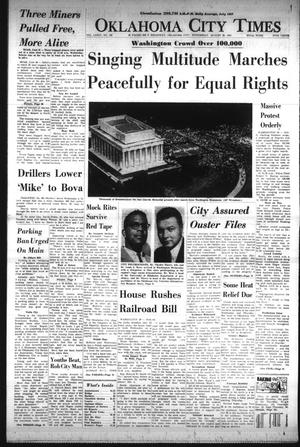 Oklahoma City Times (Oklahoma City, Okla.), Vol. 64, No. 166, Ed. 1 Wednesday, August 28, 1963