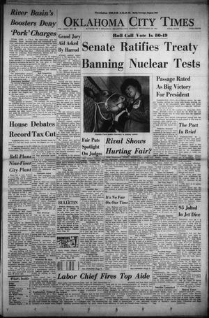 Oklahoma City Times (Oklahoma City, Okla.), Vol. 74, No. 189, Ed. 1 Tuesday, September 24, 1963