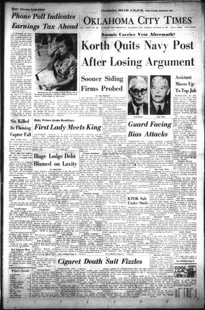 Oklahoma City Times (Oklahoma City, Okla.), Vol. 74, No. 206, Ed. 1 Monday, October 14, 1963