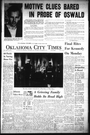 Oklahoma City Times (Oklahoma City, Okla.), Vol. 74, No. 241, Ed. 1 Saturday, November 23, 1963