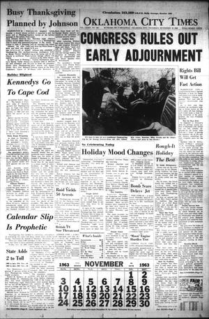 Oklahoma City Times (Oklahoma City, Okla.), Vol. 74, No. 245, Ed. 1 Thursday, November 28, 1963