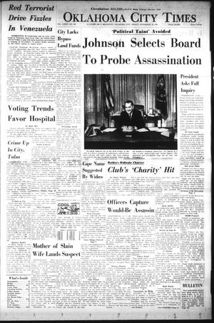 Oklahoma City Times (Oklahoma City, Okla.), Vol. 74, No. 246, Ed. 1 Friday, November 29, 1963