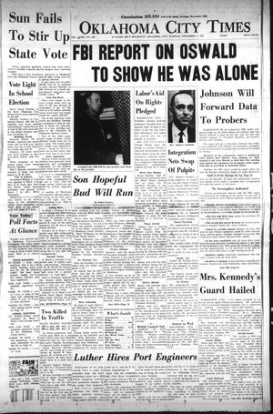 Oklahoma City Times (Oklahoma City, Okla.), Vol. 74, No. 249, Ed. 2 Tuesday, December 3, 1963