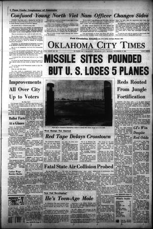 Primary view of object titled 'Oklahoma City Times (Oklahoma City, Okla.), Vol. 76, No. 227, Ed. 2 Monday, November 8, 1965'.