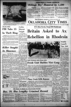 Oklahoma City Times (Oklahoma City, Okla.), Vol. 76, No. 238, Ed. 1 Saturday, November 20, 1965