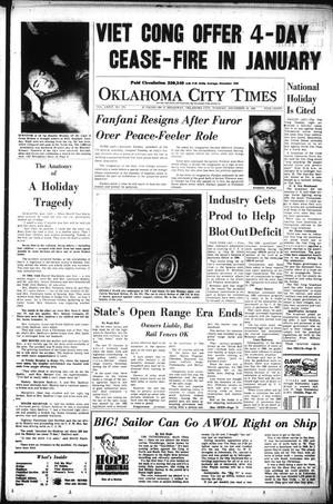 Primary view of object titled 'Oklahoma City Times (Oklahoma City, Okla.), Vol. 76, No. 270, Ed. 2 Tuesday, December 28, 1965'.
