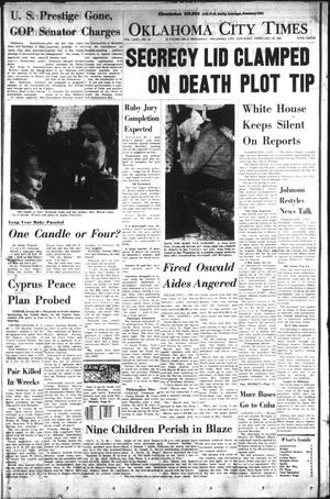 Oklahoma City Times (Oklahoma City, Okla.), Vol. 75, No. 12, Ed. 2 Saturday, February 29, 1964