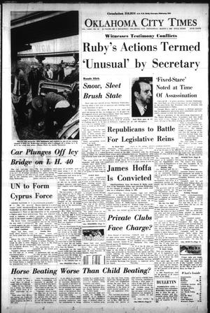 Oklahoma City Times (Oklahoma City, Okla.), Vol. 75, No. 15, Ed. 1 Wednesday, March 4, 1964
