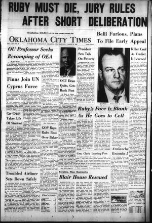 Oklahoma City Times (Oklahoma City, Okla.), Vol. 75, No. 24, Ed. 3 Saturday, March 14, 1964