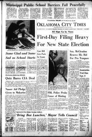 Oklahoma City Times (Oklahoma City, Okla.), Vol. 75, No. 169, Ed. 1 Monday, August 31, 1964