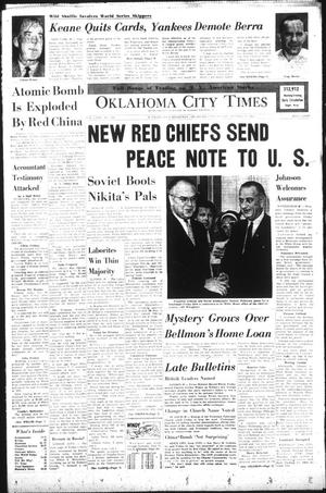 Oklahoma City Times (Oklahoma City, Okla.), Vol. 75, No. 209, Ed. 1 Friday, October 16, 1964