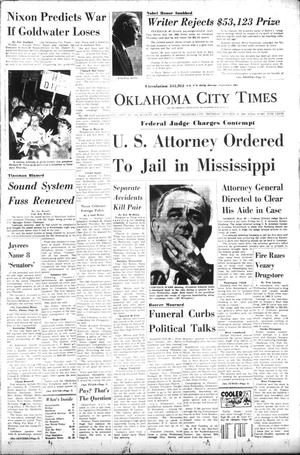Oklahoma City Times (Oklahoma City, Okla.), Vol. 75, No. 214, Ed. 1 Thursday, October 22, 1964