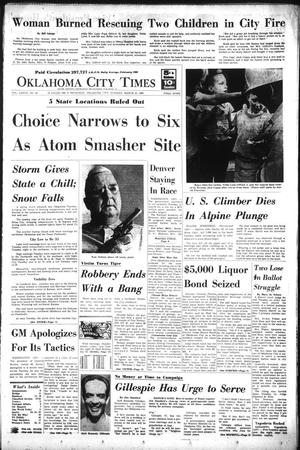 Primary view of object titled 'Oklahoma City Times (Oklahoma City, Okla.), Vol. 77, No. 28, Ed. 2 Tuesday, March 22, 1966'.