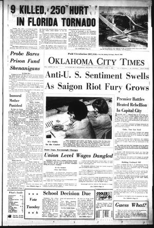 Primary view of object titled 'Oklahoma City Times (Oklahoma City, Okla.), Vol. 77, No. 39, Ed. 1 Monday, April 4, 1966'.